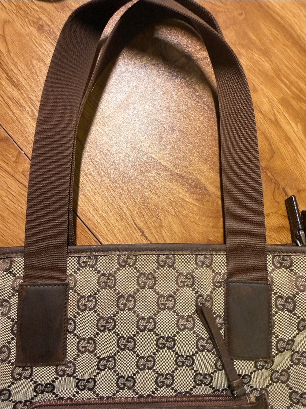 Gucci Beige and Brown GG Canvas Messenger Bag - Picture 8 of 13